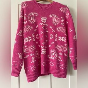 American Eagle pink sweater new sz S
